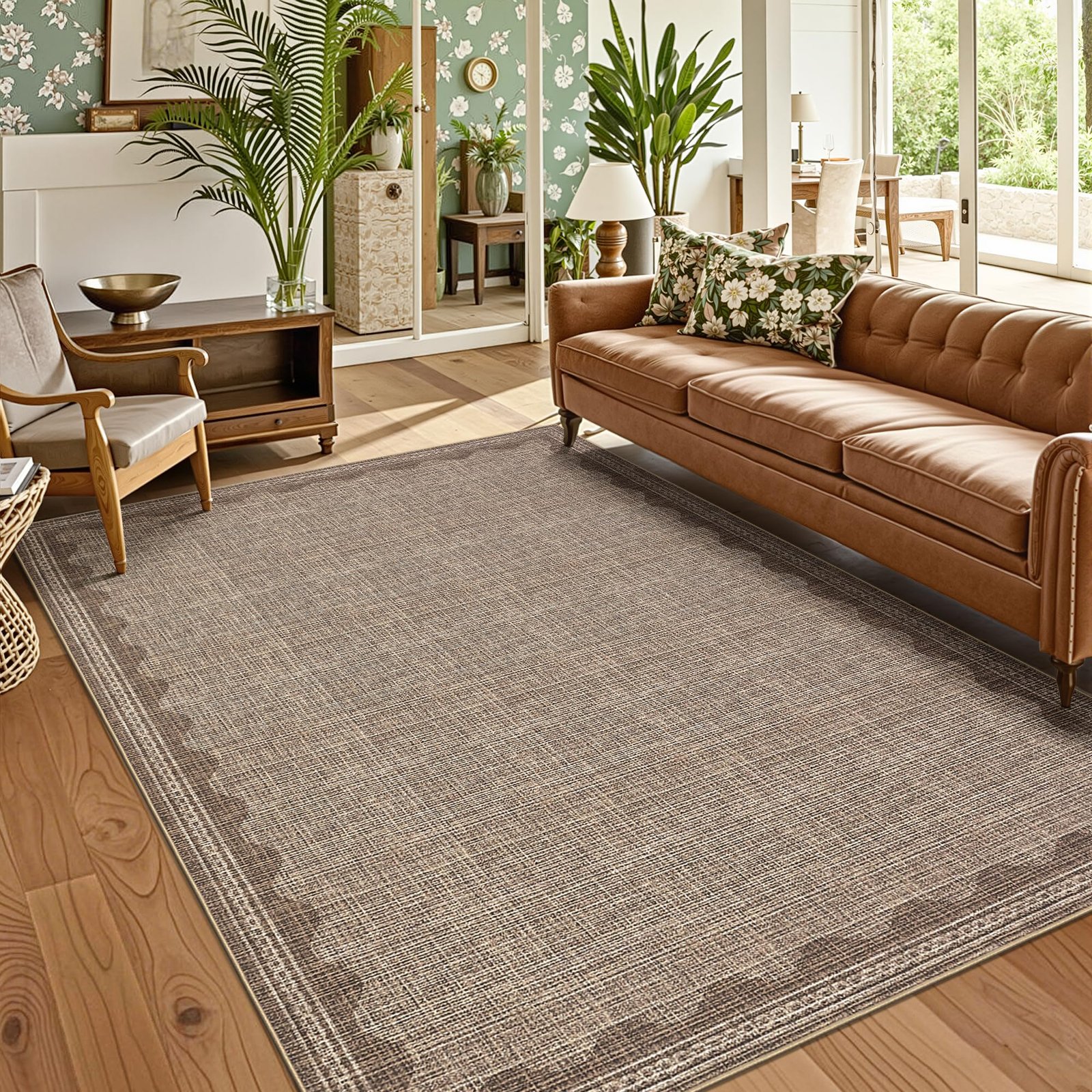 LocalStock 2x6 Runner Rug for Hallway Washable Kitchen Rugs Non Slip Solid Blue Modern Minimalism Soft Low-Pile Scalloped Indoor Carpet for Entryway Laundry Room Floor Mats - Image 47